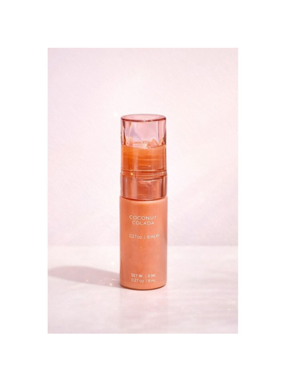 Florence by Mills Stay Plush Lip Oil in Coconut Colada. NEW in box.